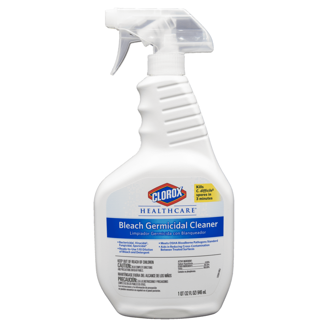 Clorox Healthcare Bleach Germicidal Cleaner.