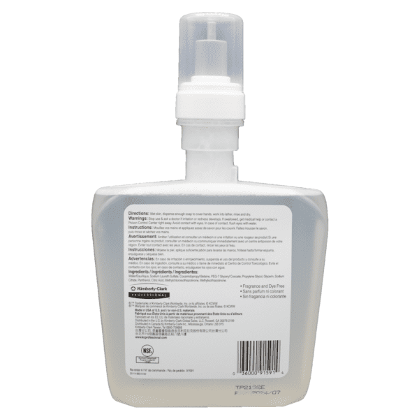 A bottle of SOAP-91591 on a white background.