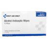 Box of 10 alcohol antiseptic wipes.