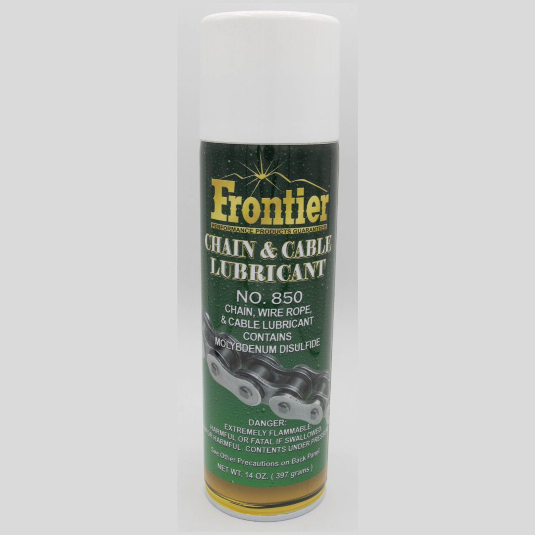 Frontier chain and cable lubricant spray.
