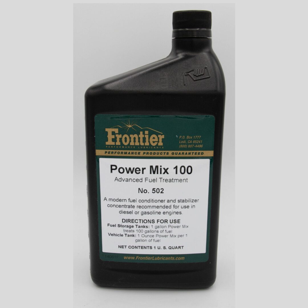 Frontier Power Mix 100 fuel treatment.