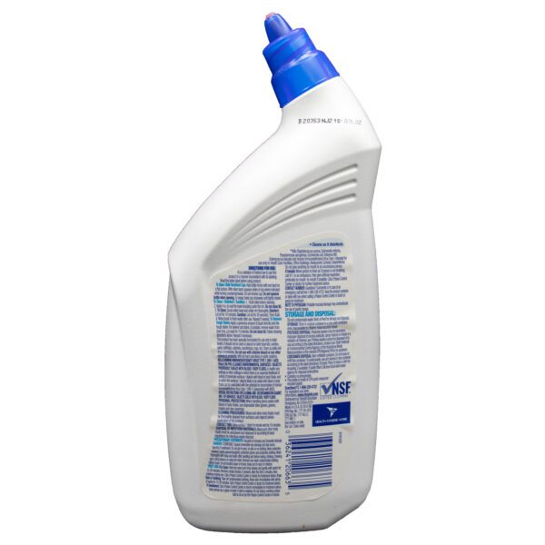 A bottle of laundry detergent on a white background.