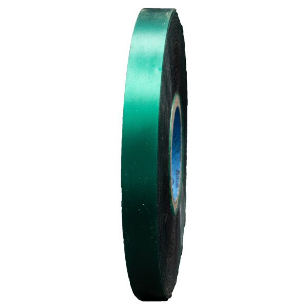 Green electrical tape on white background.