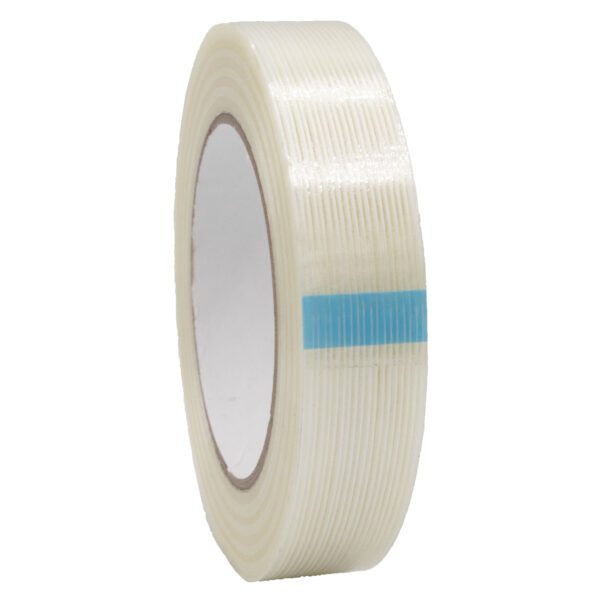 Roll of white reinforced tape.