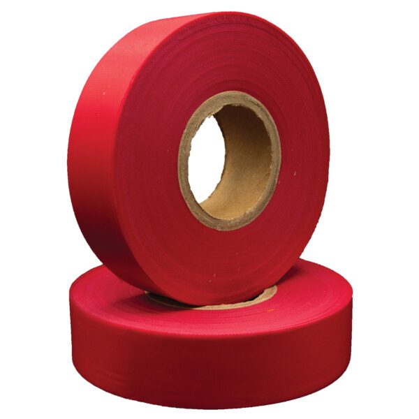 Two rolls of red tape.