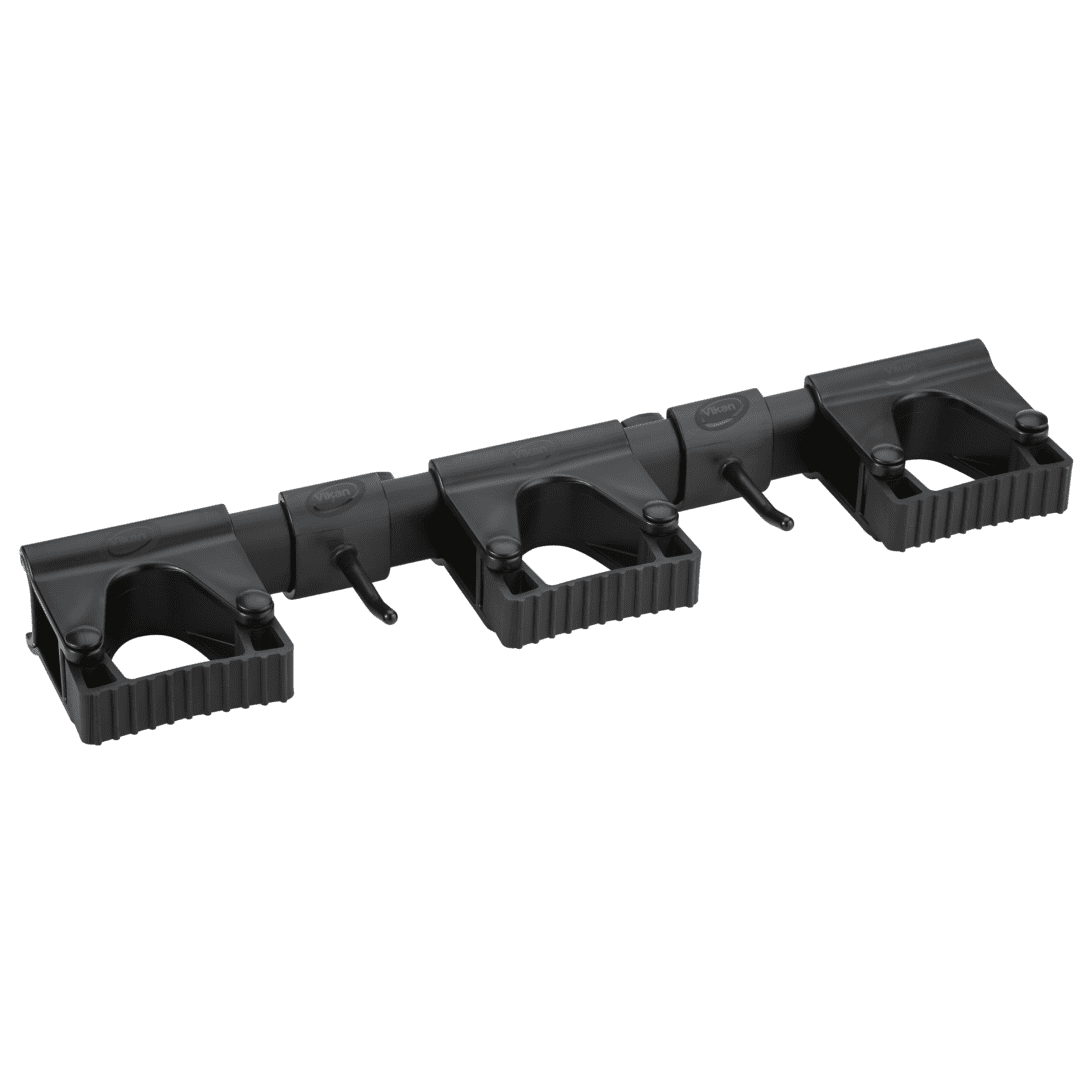 10119-1 Black triple hook wall mount organizer.