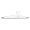 White plastic floor squeegee handle.