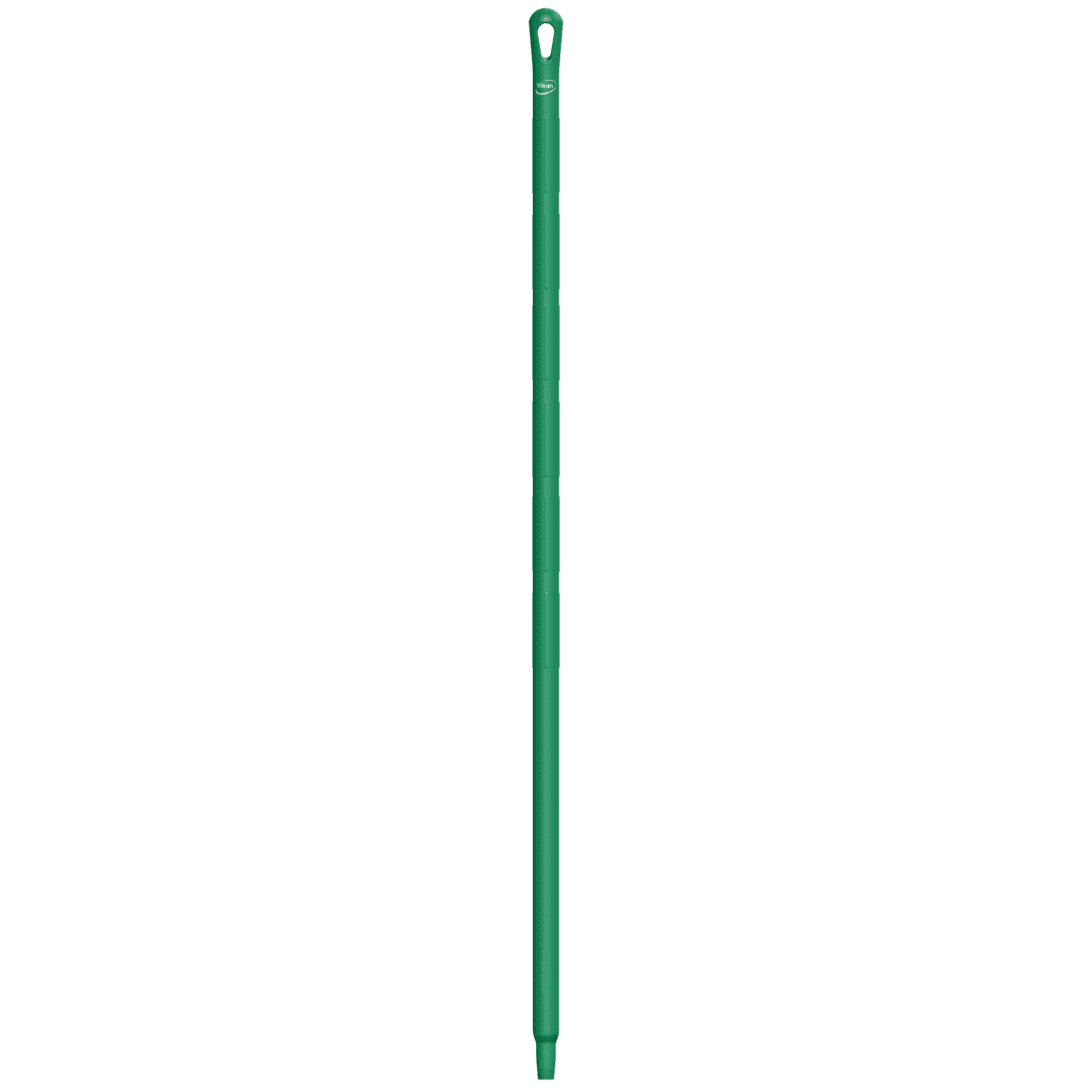 29602-1 Green plastic mop handle with loop.