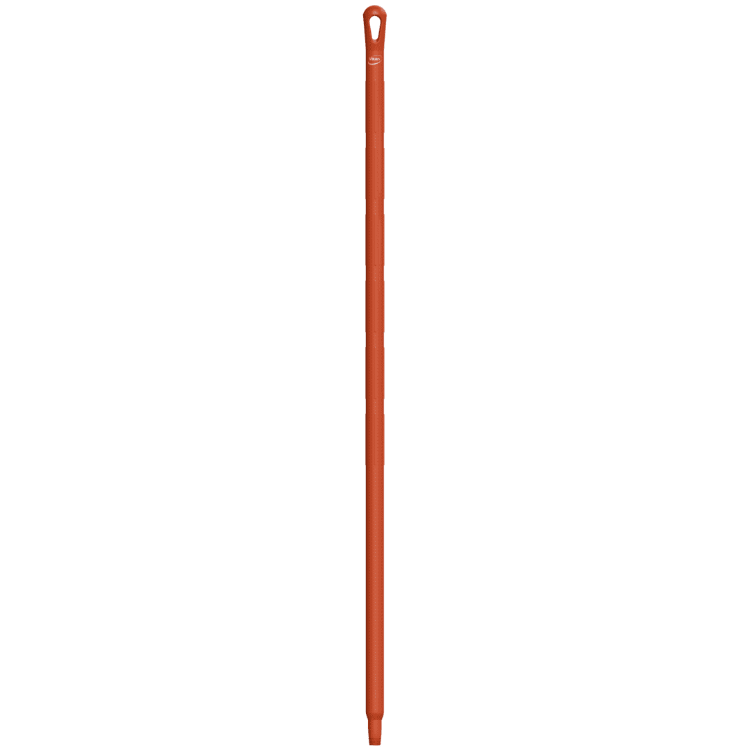 29604-1 Orange plastic mop handle with loop.