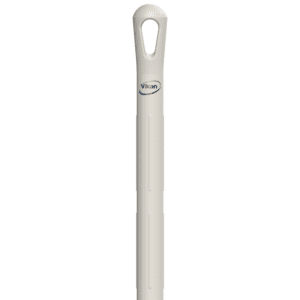 Vikan white cleaning handle with hole.