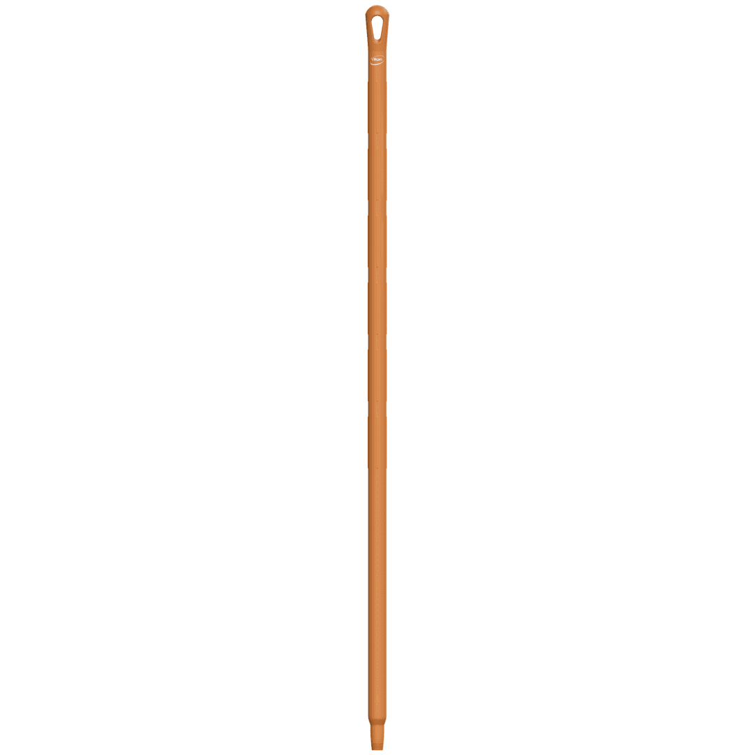 29607-1 Brown plastic mop handle with loop.