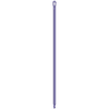 Purple mop handle with a loop.