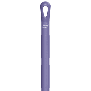 Purple Vikan cleaning handle with grip.