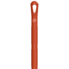 Orange Vikan handle with a hole.