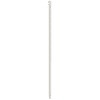 White mop handle with a loop top.