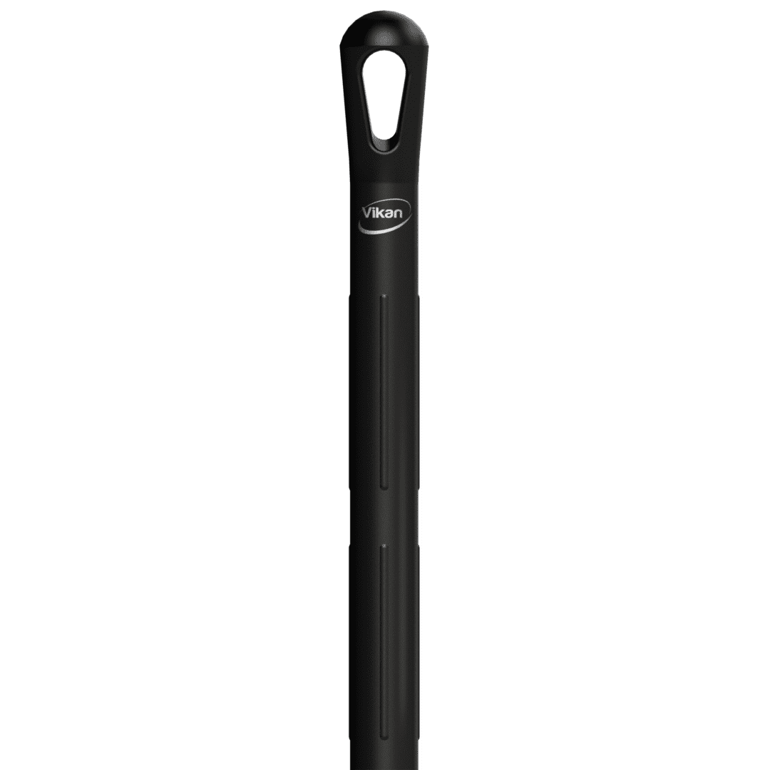 29629-1 Black Vikan mop handle with grip.