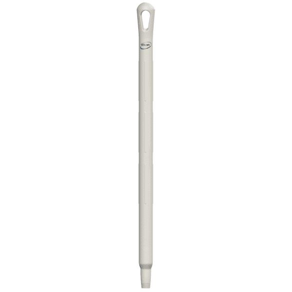 White plastic mop handle with Vikan logo.