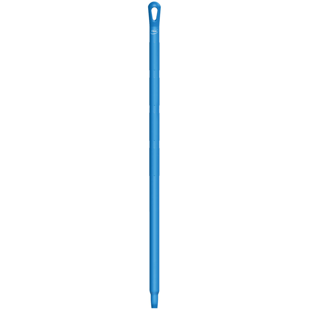 29683-2 Blue plastic mop handle with loop.