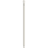 White plastic mop handle with grip.