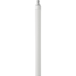 White cylindrical antenna with silver tip.