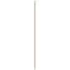 White mop handle with a loop.