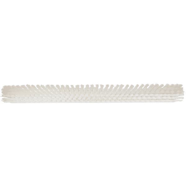 White bristle brush isolated on white.