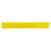 Yellow bristle brush isolated on white background.