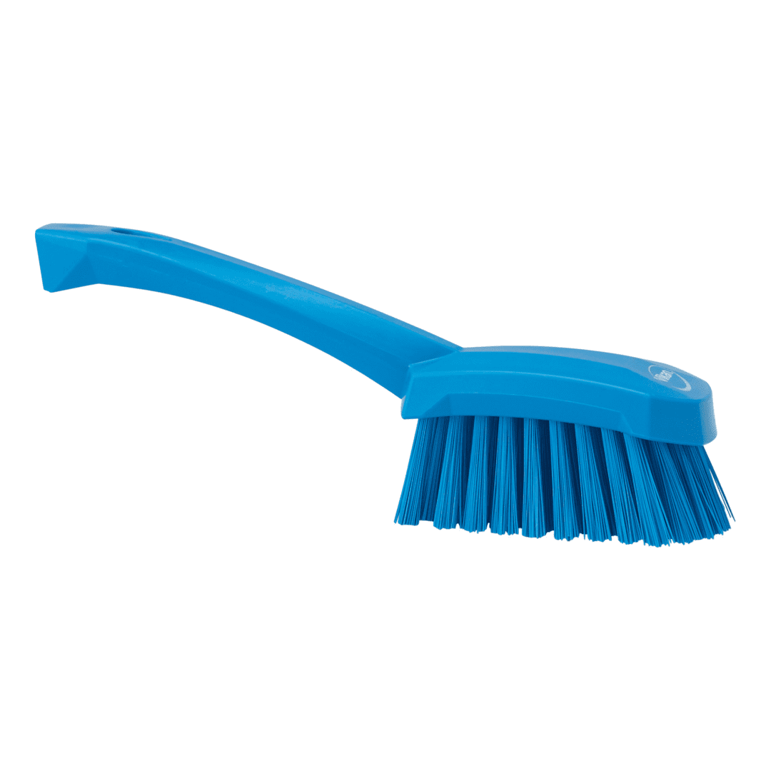41923-1 Blue cleaning brush with long handle.