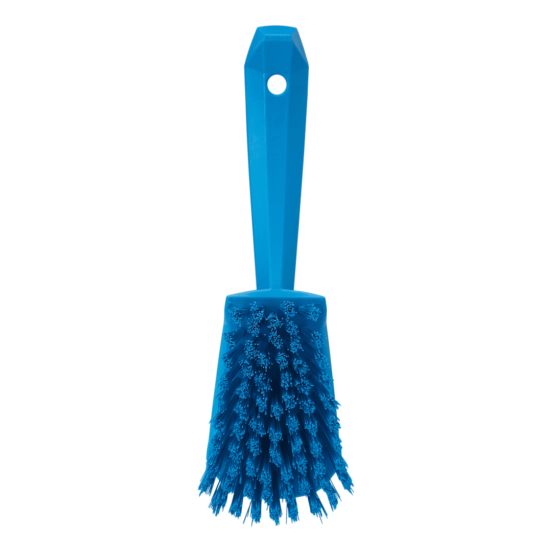 41923-2 Blue cleaning brush with handle.