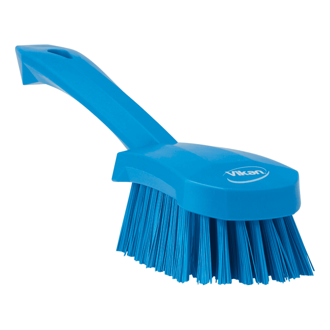 41923 Blue cleaning brush with sturdy bristles.