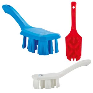 UST Hand Brush w/short handle, 10.2" Stiff